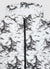 Kurz gesteppte Jacke mit Kapuze und Allover-Print