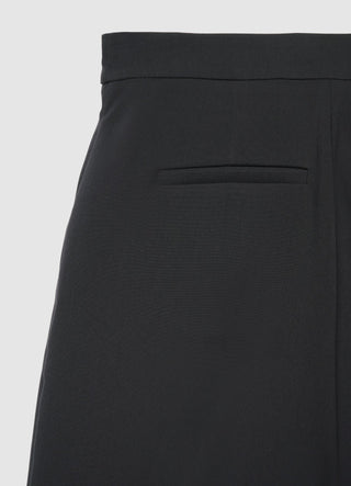 Pantaloni crop con inserti effetto pelo