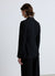 Single-breasted pinstripe blazer jacket with sequins