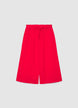 Pantalon large cropped avec cordon de serrage - 10-11