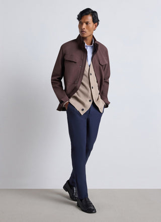 Pants with an elastic waistband