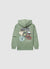 Oversize Hoodie mit Kapuze und Prints