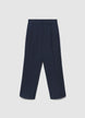 Pantalon avec élastique à la taille et revers - XS