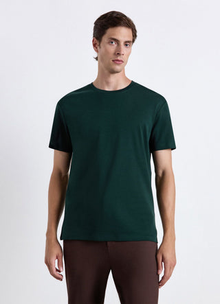 T-shirt girocollo tinta unita