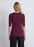 Solid colour ribbed T-shirt