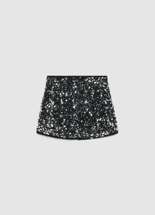 Shorts con paillettes