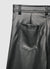 Pantalon wide leg en similicuir