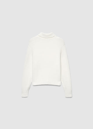 Pull à col roulé uni