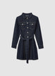 Denim-Hemdkleid - XS