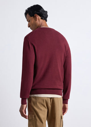 Plain crew neck sweater