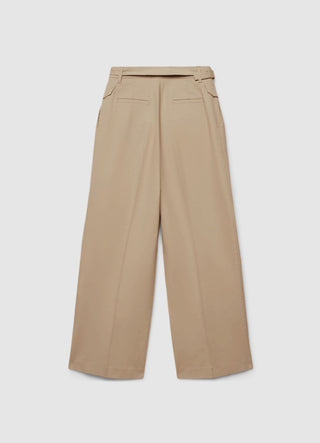 Lange Twill-Hosen mit Pattentaschen