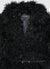 Cappotto midi effetto pelo con cintura