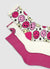 Pack of 3 socks with smiley pattern and shimmering effect