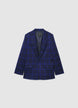 Offene kariertes Jackett - XS