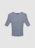 T-shirt maglia a costine