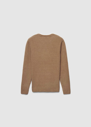 Rundhalspullover mit Chenille-Effekt