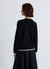 Cardigan con profili a contrasto e bottoni