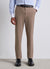 Straight tailored trousers in a solid colour