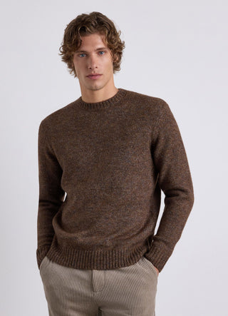 Maglia girocollo melange