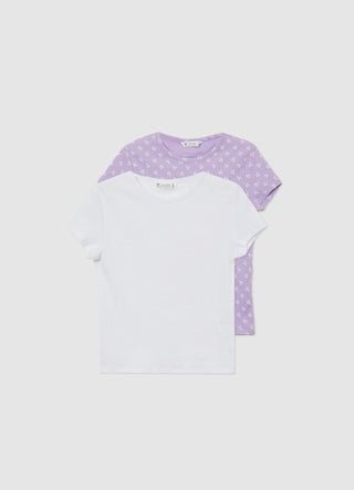 Pack 2 t-shirt a costina