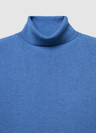 Pull à col roulé uni