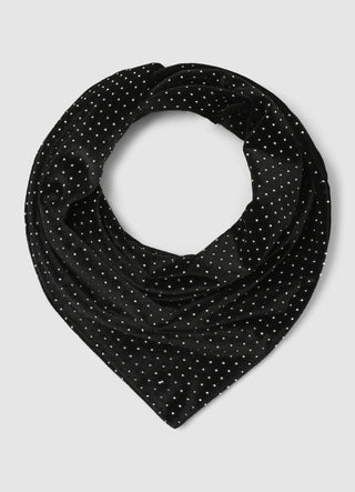 Bandana con strass all over