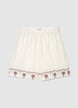 Shorts with elasticated waist and palm tree print - XS