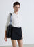 Cardigan girocollo con bottoni