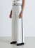 Knitted palazzo trousers with trims