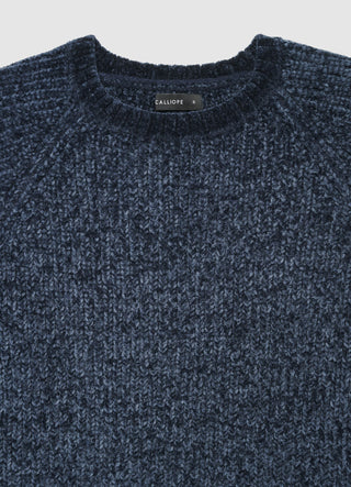 Maglia girocollo con maniche raglan
