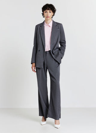 Camicia crop in cotone