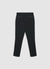 Pantalon de tailleur avec pli marqué et détails en satin