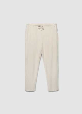 Pantaloni straight ginnici con coulisse