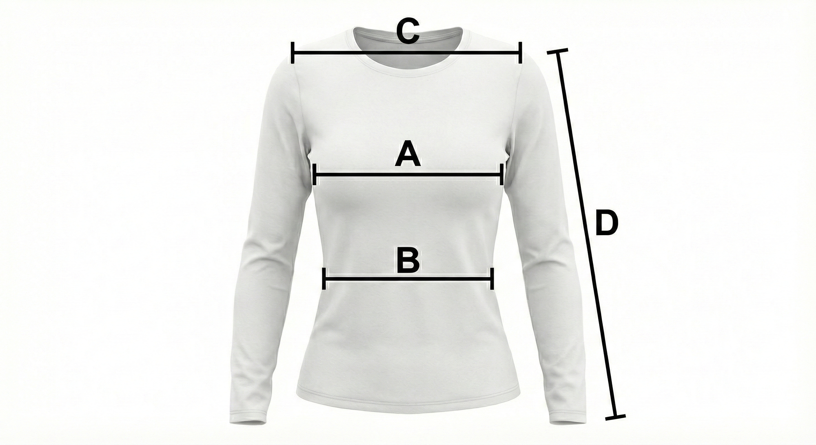 Guida punti di misura - Maglia Donna