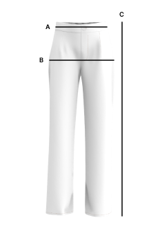 Guida punti di misura - Pantalone Lungo Uomo