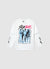 Oversize-T-Shirt mit Print und Schriftzug