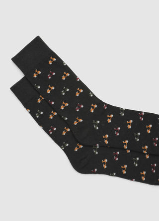 Socks with scooter print