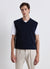 Gilet in maglia con scollo a V