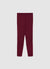 Einfarbige lange Leggings