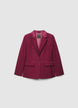 Single-breasted pinstripe blazer jacket with sequins - XXL