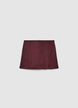 Gonna miniskirt effetto suede con zip laterale - XXL