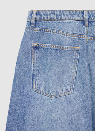 Jeans baggy z pięcioma kieszeniami