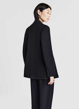 Double-breasted two-button jacket