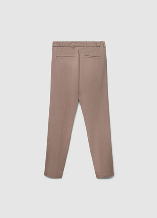 Slim chino trousers with an elasticated waistband