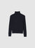 Rollkragenpullover mit Zopfmuster