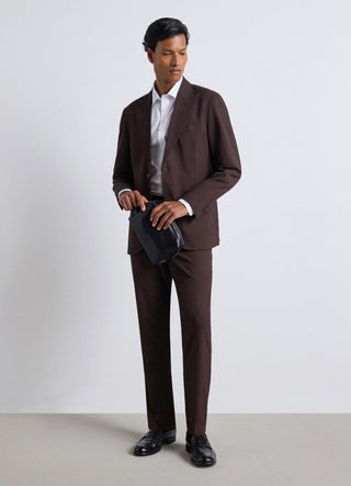 Single-breasted solid colour jacket