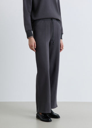 Pantaloni palazzo ginnici con coulisse