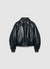 Bomber effetto pelle con colletto classico