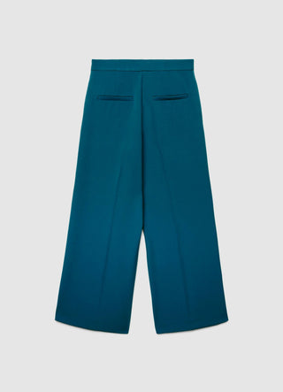 Pantaloni culotte a gamba ampia