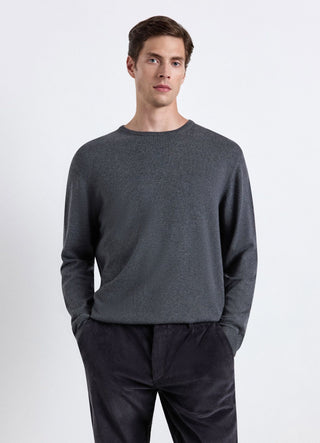 Plain crew neck sweater